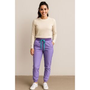 FIGS Pink Technical Collection Zamora Nurse Doctor Scrub Pants  Women's Size XS